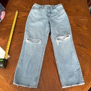 Abercrombie & Fitch The 90’s Straight Ultra High Rise Denim Jeans Size 29